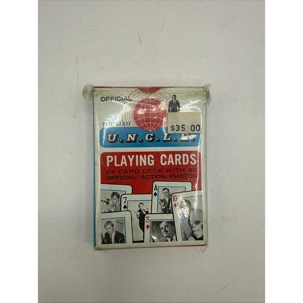 Vintage 1965 THE MAN FROM U.N.C.L.E. Official Playing Cards Never Played With